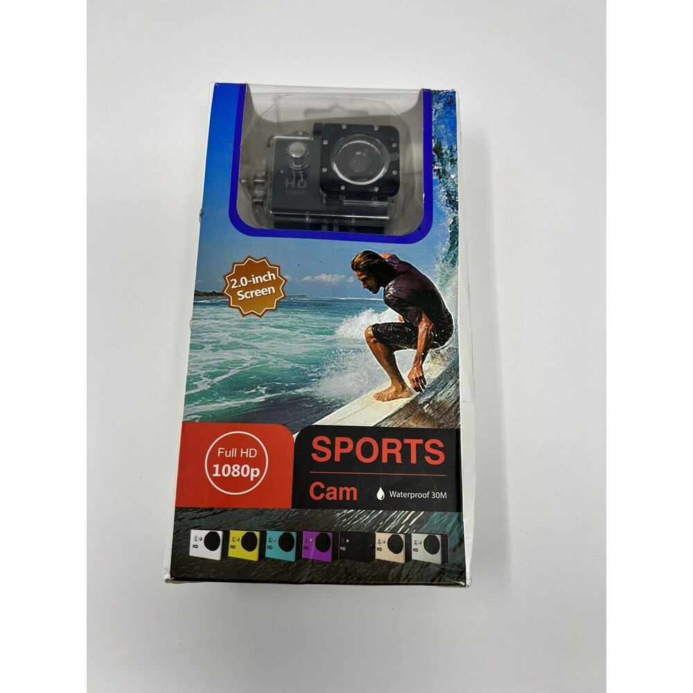 Sports Cam Full HD 1080P Waterproof 30M With 2.0-Inch Screen